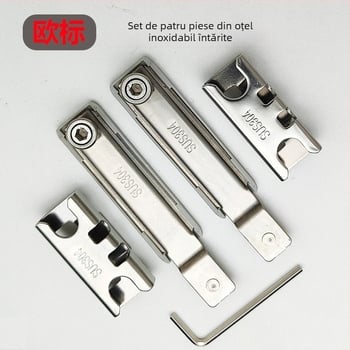 Încuietoare pentru ferestre din aluminiu, mecanism anti-efracție la punctul de încuiare, șaibă de blocare pentru ferestre cu deschidere plată, accesorii hardware