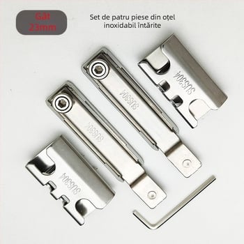 Încuietoare pentru ferestre din aluminiu, mecanism anti-efracție la punctul de încuiare, șaibă de blocare pentru ferestre cu deschidere plată, accesorii hardware