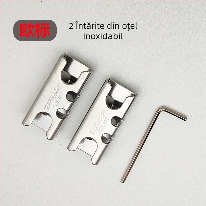 Încuietoare pentru ferestre din aluminiu, mecanism anti-efracție la punctul de încuiare, șaibă de blocare pentru ferestre cu deschidere plată, accesorii hardware