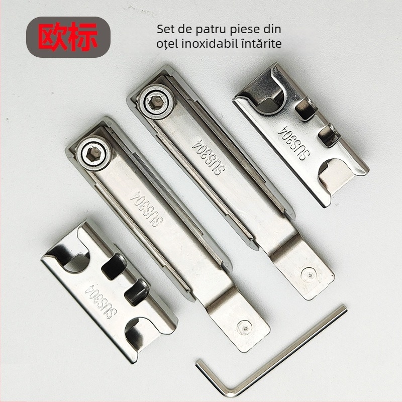 Încuietoare pentru ferestre din aluminiu, mecanism anti-efracție la punctul de încuiare, șaibă de blocare pentru ferestre cu deschidere plată, accesorii hardware