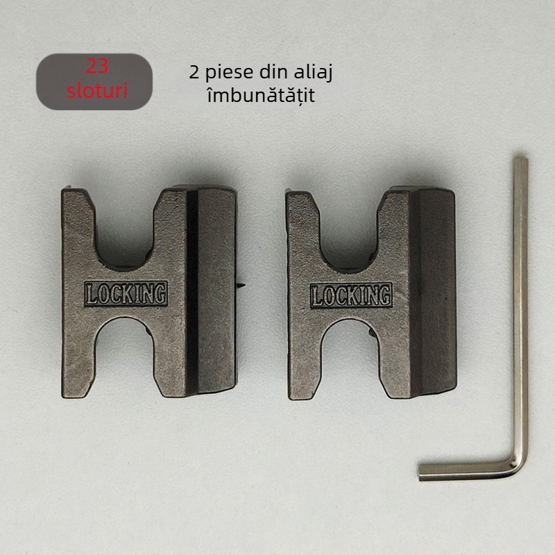 Încuietoare pentru ferestre din aluminiu, mecanism anti-efracție la punctul de încuiare, șaibă de blocare pentru ferestre cu deschidere plată, accesorii hardware