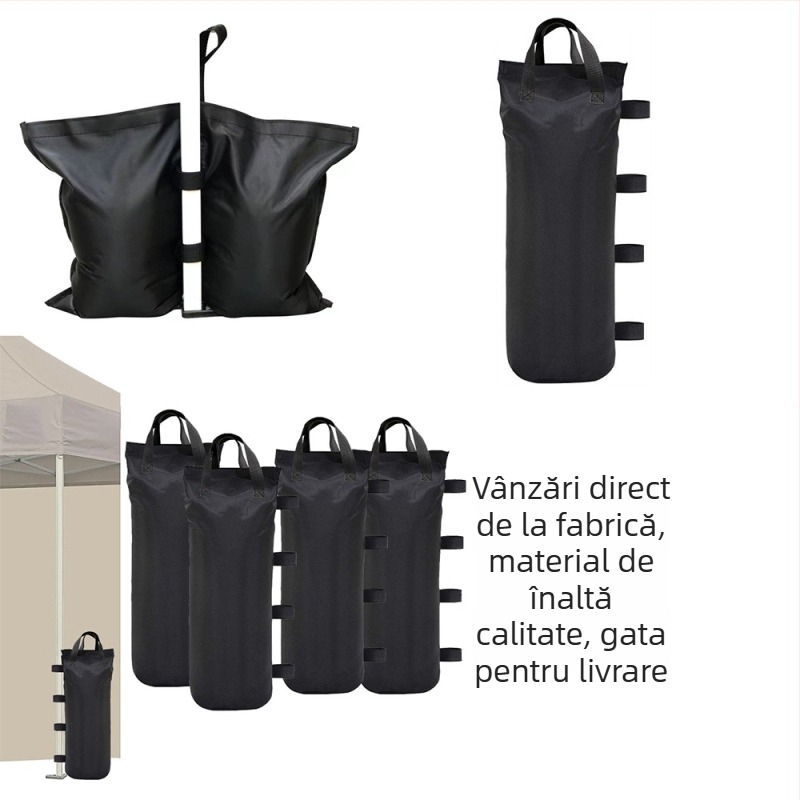 Sac de nisip pentru cort în aer liber, material 600D Oxford, impermeabil, imprimare logo, personalizare disponibilă, capacitate 20