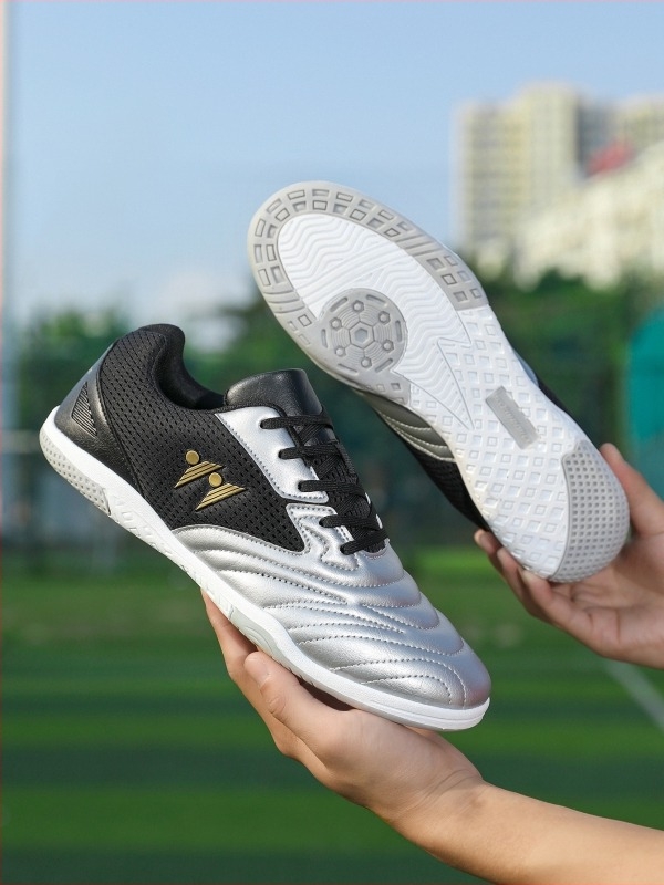 Ghete de fotbal unisex pentru antrenament profesional, cu textură Concave-Convex, corp ușor, talpă mijloc amortizată, talpă antiderapantă