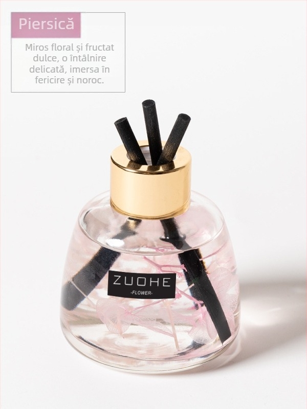 Ornament de aromaterapie auto, parfum piersic-floral, 120 ml, difuzor pentru scaun, elimină mirosurile, evaporare 31–60 zile