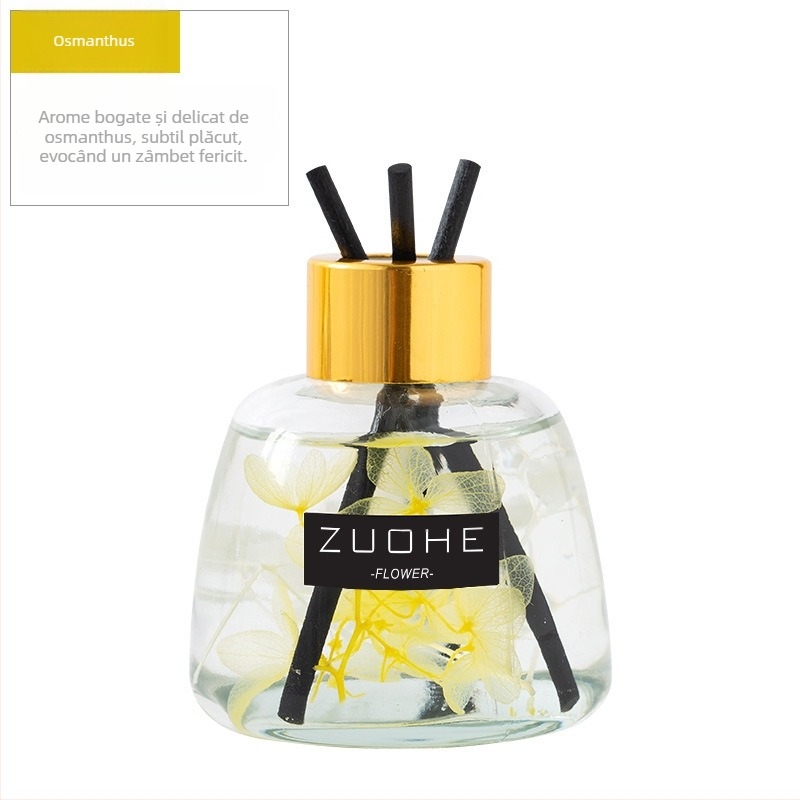 Ornament de aromaterapie auto, parfum piersic-floral, 120 ml, difuzor pentru scaun, elimină mirosurile, evaporare 31–60 zile