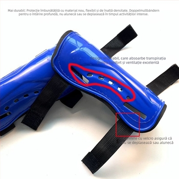 Spot protecții pentru tibie pentru copii – fibre de poliester, fotbal, protecție a gambelor