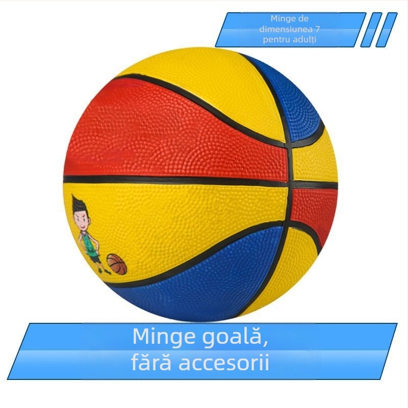 Baschet din cauciuc pentru antrenament, ediție pentru copii, cu imprimare a logo-ului și personalizare disponibilă, potrivit pentru antrenamente și competiții școlare