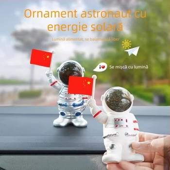 Ornament auto cu astronaut – Plastic, stil tradițional Chinezesc, decorare, fără personalizare