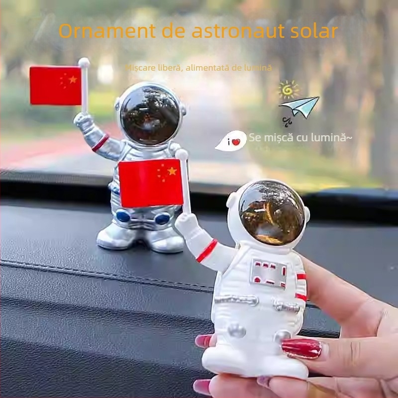 Ornament auto cu astronaut – Plastic, stil tradițional Chinezesc, decorare, fără personalizare