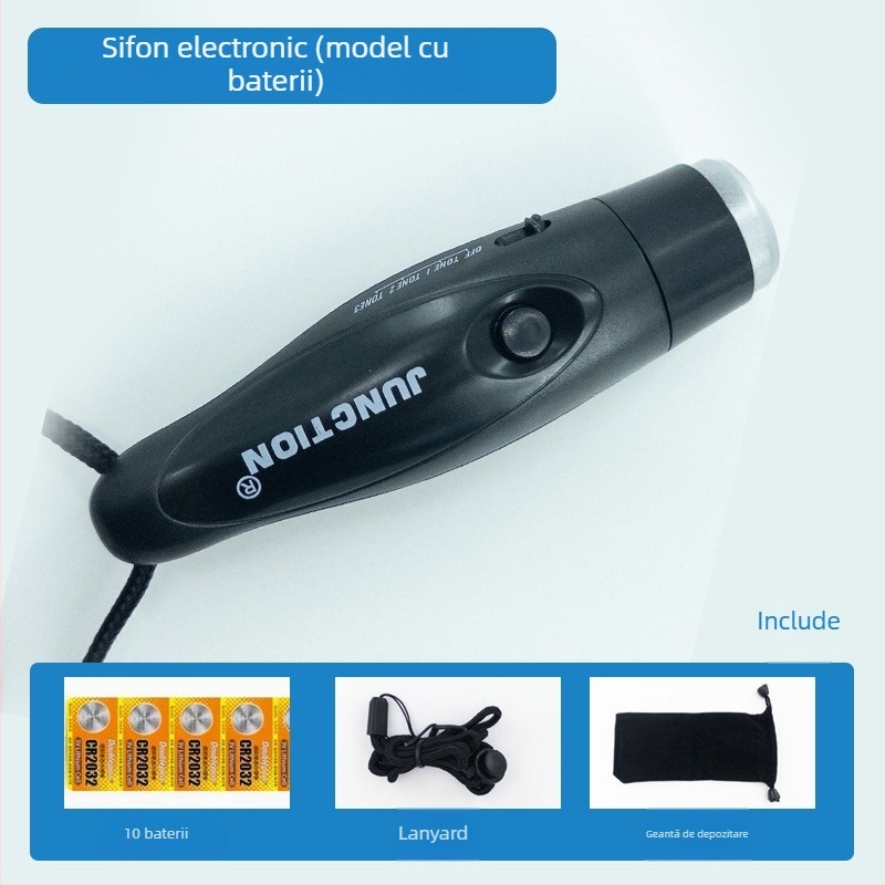 Fluier din PVC, imprimare logo disponibilă, fără personalizare