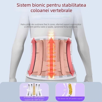 Centură de susținere a taliei cu sprijin lombar, respirabilă, pentru sport și perioade lungi de ședere în picioare