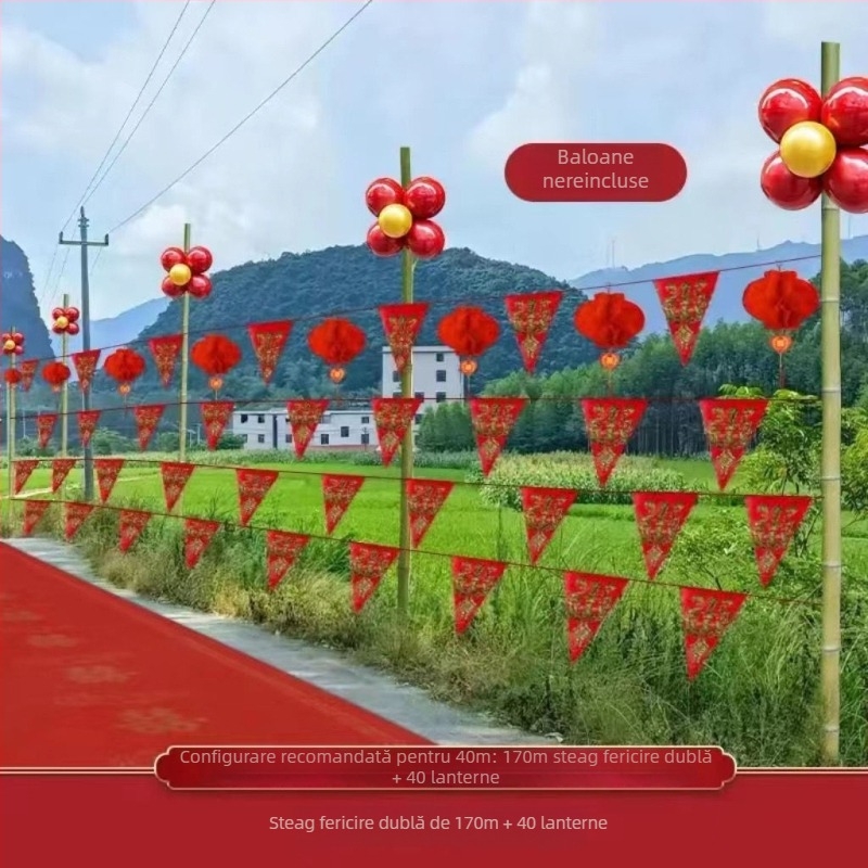 Accesorii de amenajare a spațiului pentru nunți, material panglică, fără model, potrivite ca cadouri de afaceri