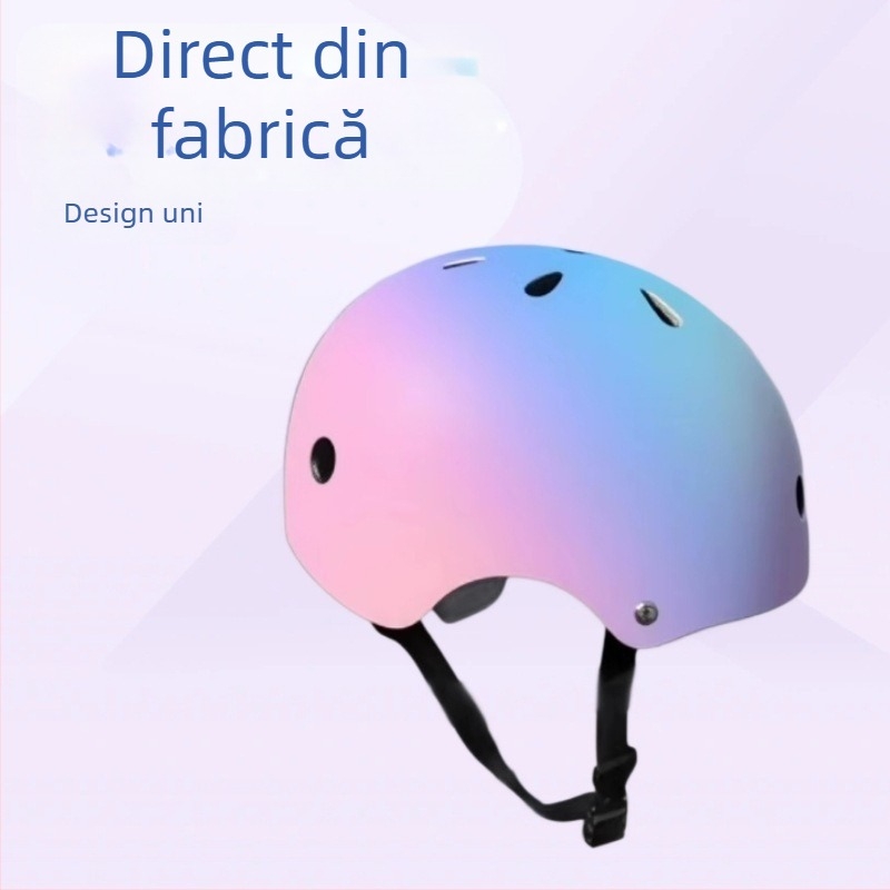Cască pentru copii pentru ciclism și alte sporturi, cu căptușeală detașabilă, ABS, culoare gradient