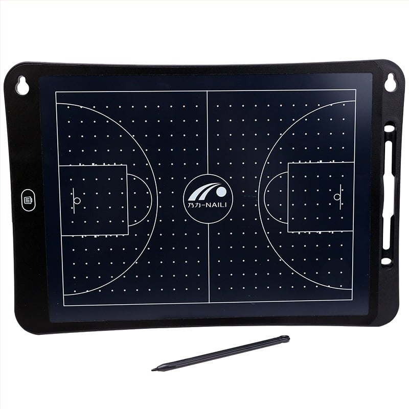 Tablă tactică pentru baschet și fotbal, cu stylus, din plastic (din plastic; baschet și fotbal; stylus inclus)