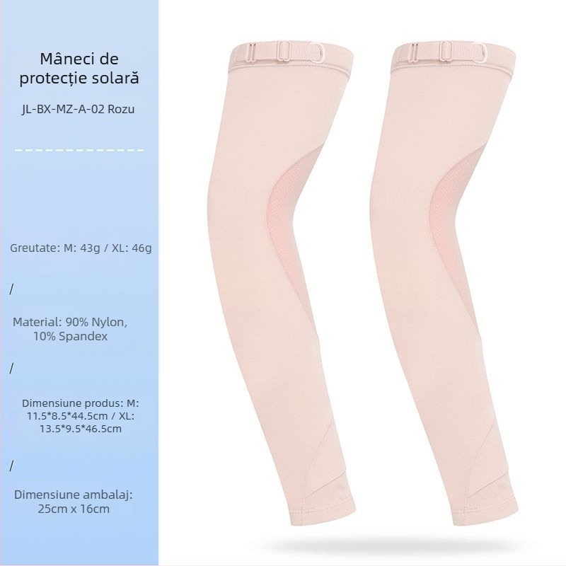 Manșete UV pentru protecție solară, unisex, respirabile, uscate rapid, din nailon, reglabile, pentru ciclism și condus