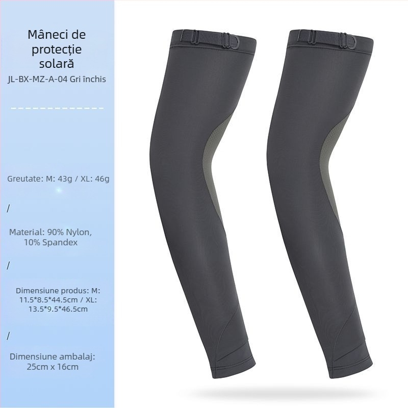 Manșete UV pentru protecție solară, unisex, respirabile, uscate rapid, din nailon, reglabile, pentru ciclism și condus