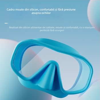 Mască de snorkel fără ramă, silicon lichid alimentar și sticlă temperată – model M330