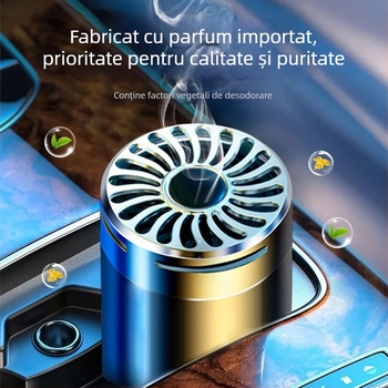 Aromatizor auto pentru scaun, recipient rotund din sticlă, parfum de iasomie, 50–100 ml