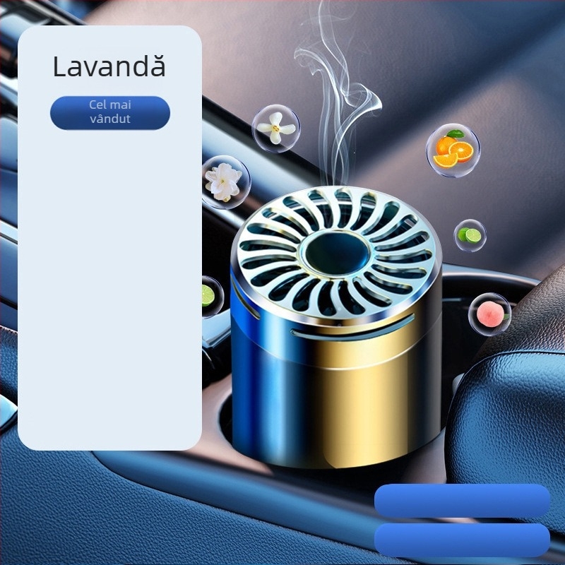 Aromatizor auto pentru scaun, recipient rotund din sticlă, parfum de iasomie, 50–100 ml