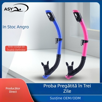 Set de snorkeling pentru adulți cu tub de respirație uscat complet, ASY, materiale: silicon lichid, PC, PVC