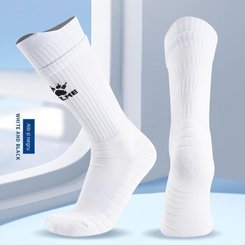 Șosete de fotbal pentru bărbați, până la gamba mijlocie, Flash Power, poliester-bumbac