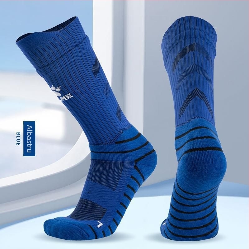 Șosete de fotbal pentru bărbați, până la gamba mijlocie, Flash Power, poliester-bumbac