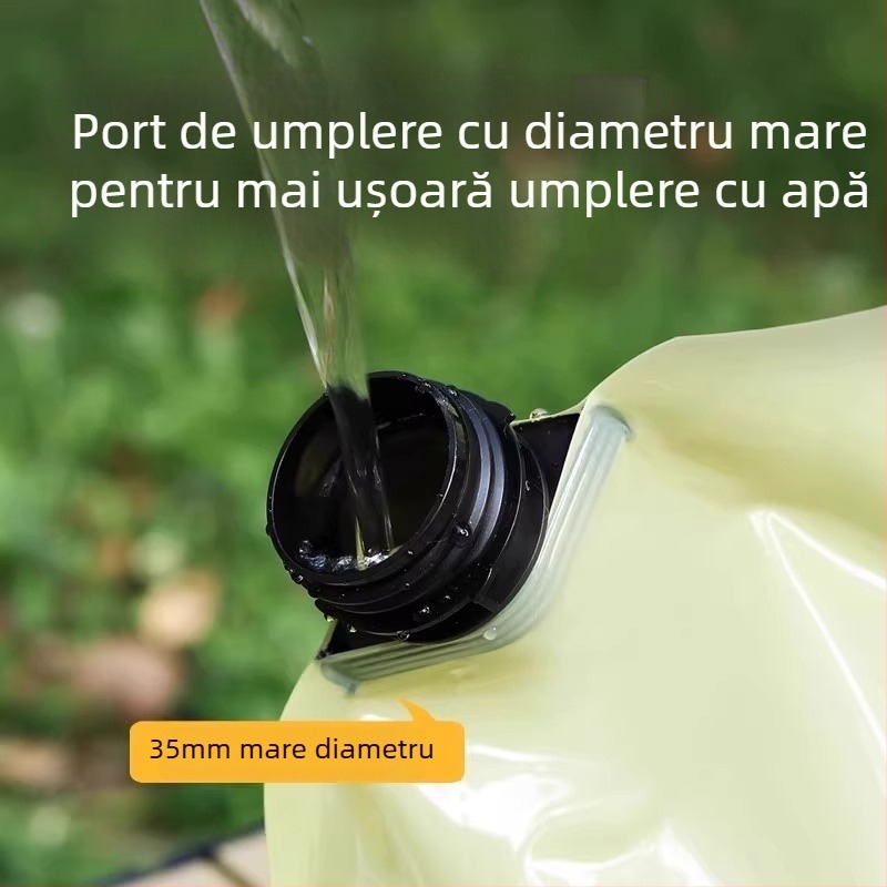 Geantă de apă pentru exterior, pliabilă și portabilă, unisex, impermeabilă, compozit PET/Nylon/PE