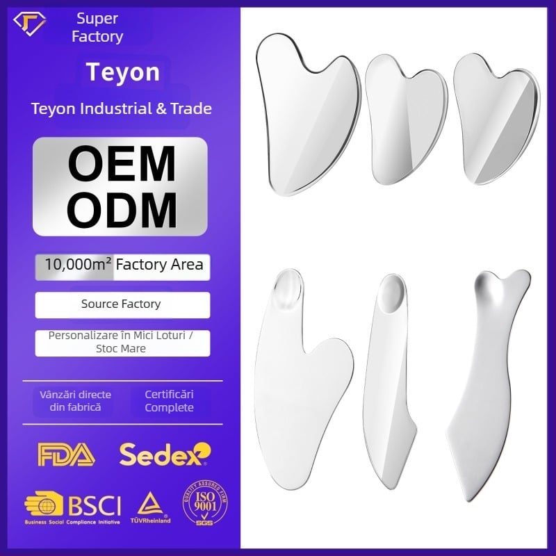 Spatulă pentru față din oțel inoxidabil, în formă de inimă, pentru fond de ten și măști, 90 g