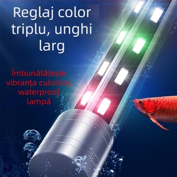 Lampa LED pentru acvariu, corp din sticlă, 3W, 100 g, Morning Field, iluminare