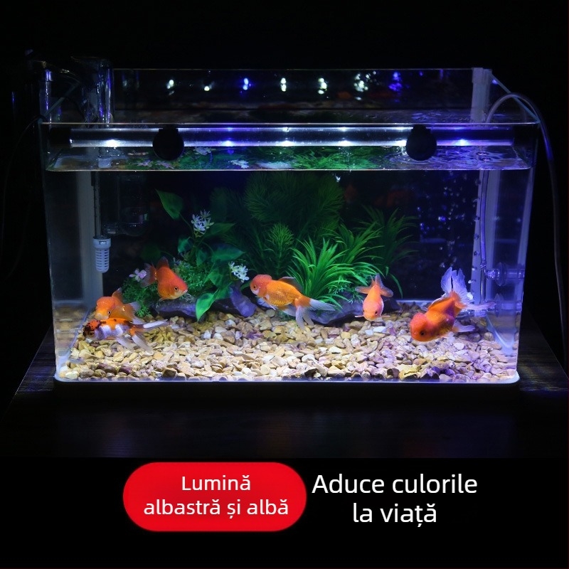 Lampa LED pentru acvariu, corp din sticlă, 3W, 100 g, Morning Field, iluminare