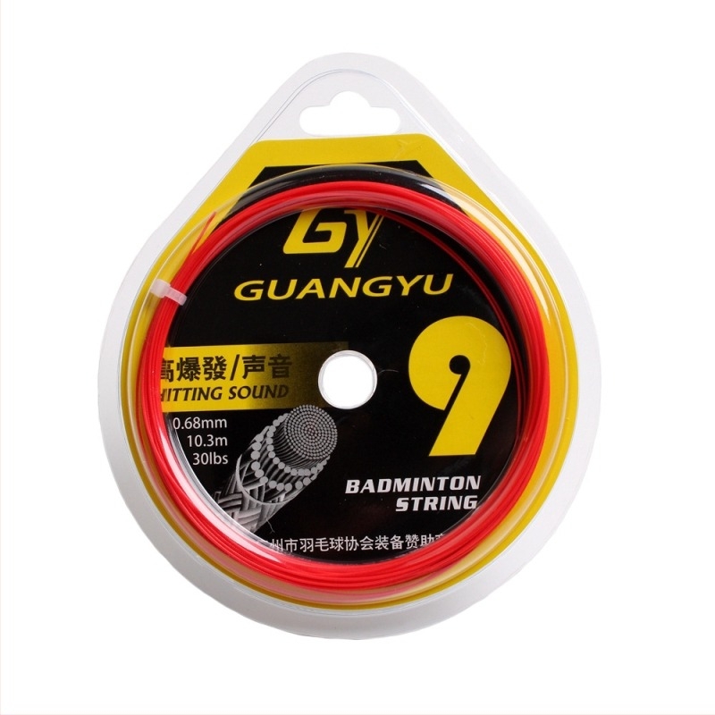 Guangyu string pentru rachetă de badminton – elasticitate înaltă, durabil, sunet puternic la lovire, tensiune 30 lb, material: nailon cu sinteză de rășină