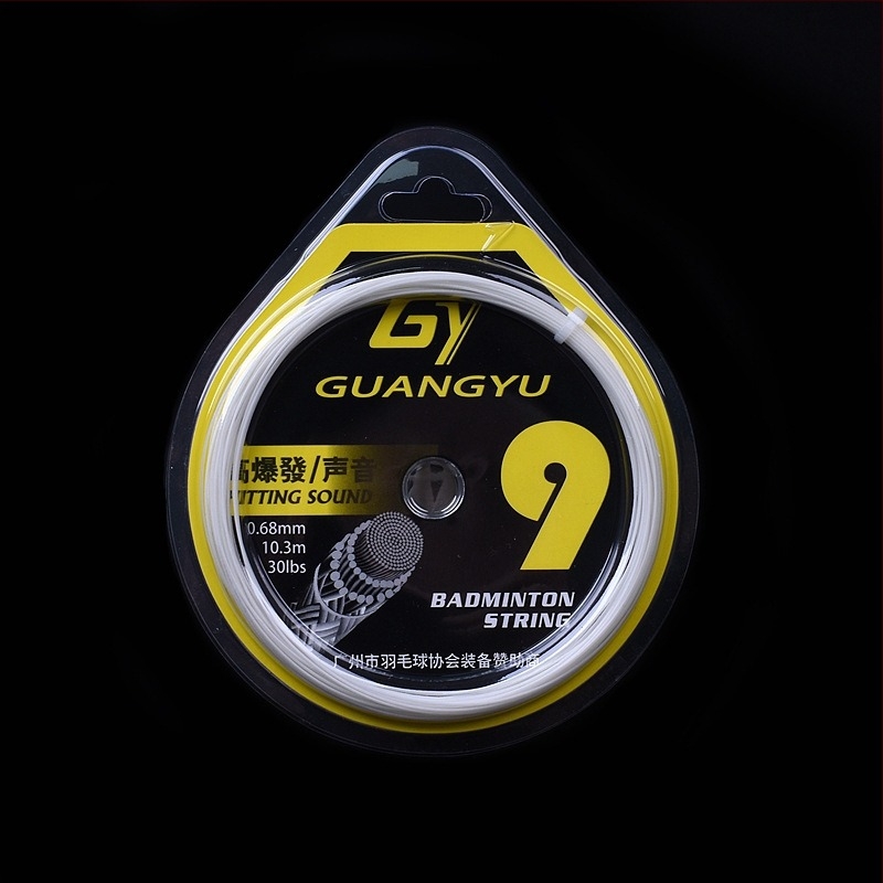 Guangyu string pentru rachetă de badminton – elasticitate înaltă, durabil, sunet puternic la lovire, tensiune 30 lb, material: nailon cu sinteză de rășină