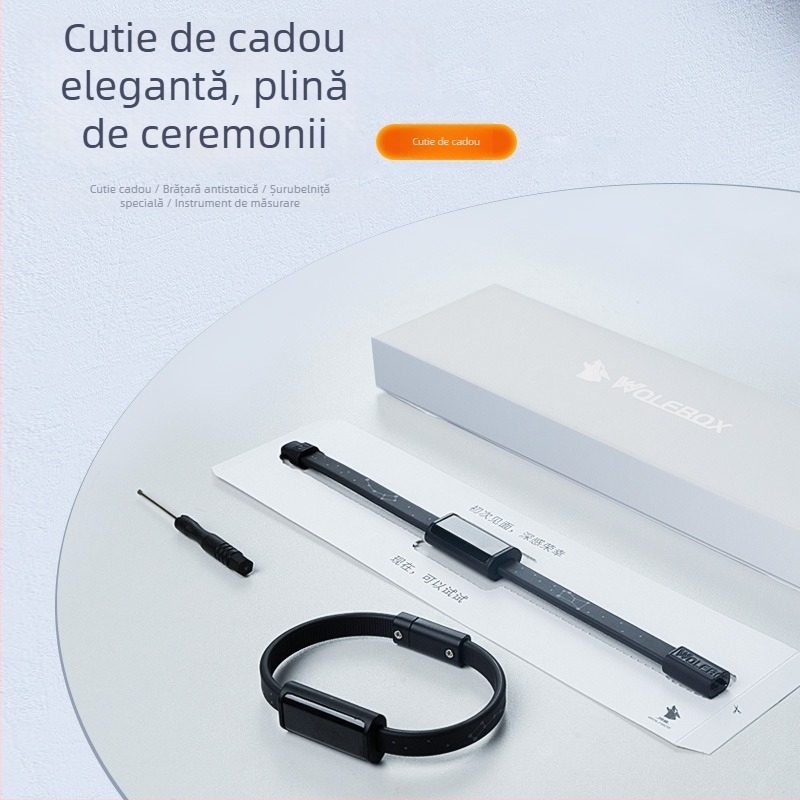 Autowoel Brțară sport pentru încheietură cu cip AI inteligent, tehnologie electrostatică, design din silicon fără fir pentru sporturi în aer liber