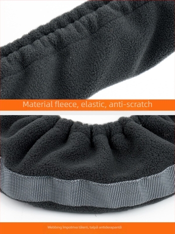 Huse pentru lamele de patin, model 302, MAKINO FOX — partea superioară din fleece, talpă din bandă, protecție pentru lamă