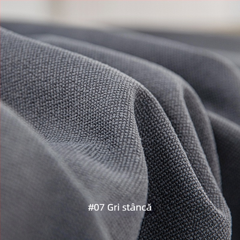 Perdea de fereastră din bumbac și cânepă, umbrire ridicată, stil japonez modern minimalist pentru living și dormitor