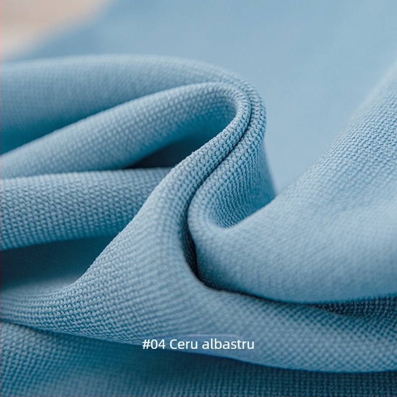 Perdea de fereastră din bumbac și cânepă, umbrire ridicată, stil japonez modern minimalist pentru living și dormitor