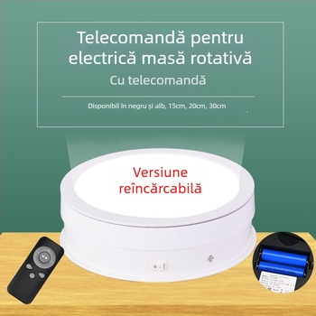 Suport de afișare pentru produse — ABS+PC, pentru fotografierea produselor, greutate 0,5 kg, marcă Electric turntable