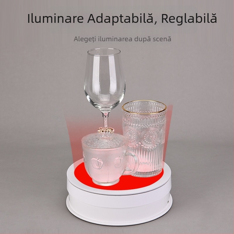 Suport de afișare pentru produse — ABS+PC, pentru fotografierea produselor, greutate 0,5 kg, marcă Electric turntable