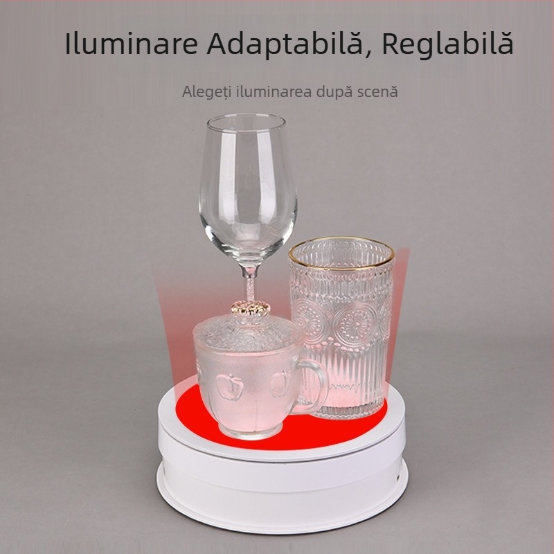 Suport de afișare pentru produse — ABS+PC, pentru fotografierea produselor, greutate 0,5 kg, marcă Electric turntable