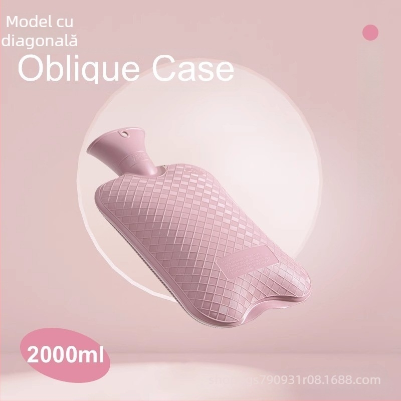 Sticlă de apă caldă, umplută cu apă, PVC cu densitate înaltă, Volcanic Mouth, stil Altul