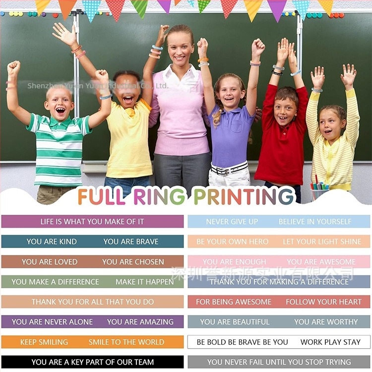 Brățară de silicon pentru încheietură – unisex, design text cu litere și cifre, stil sport și versatil, ideală pentru călătorii, festivaluri și cadouri de afaceri