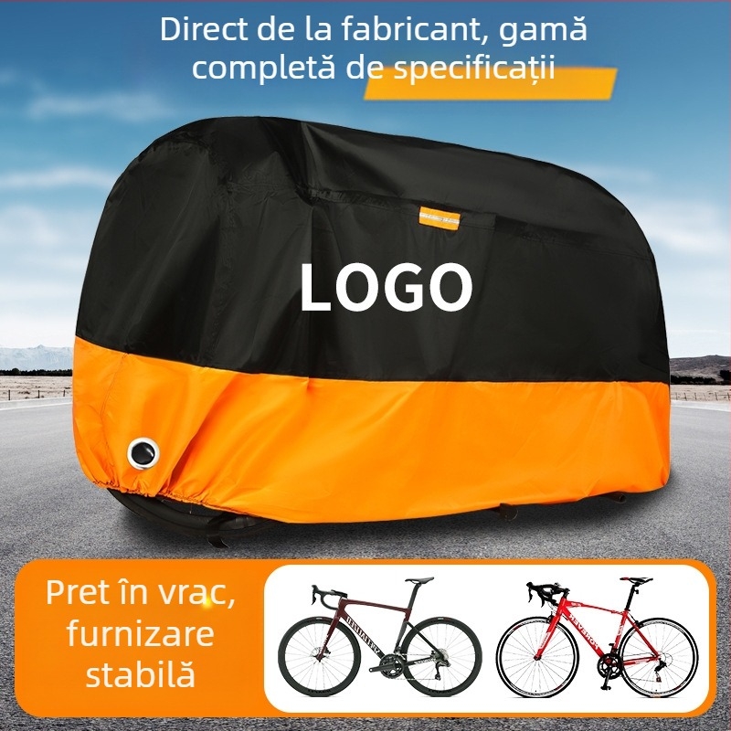 Husă de bicicletă pentru toate condițiile meteorologice – impermeabilă și protecție împotriva prafului, potrivire universală, design simplu