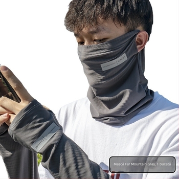 Manșon de protecție solară din Ice Silk pentru bărbați – croială lejeră, protecție UV, pentru condus și activități în aer liber vara