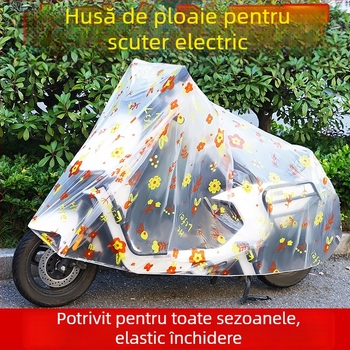 Acoperire pentru vehicule electrice – impermeabilă la ploaie – stil desen animat
