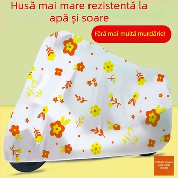 Acoperire pentru vehicule electrice – impermeabilă la ploaie – stil desen animat