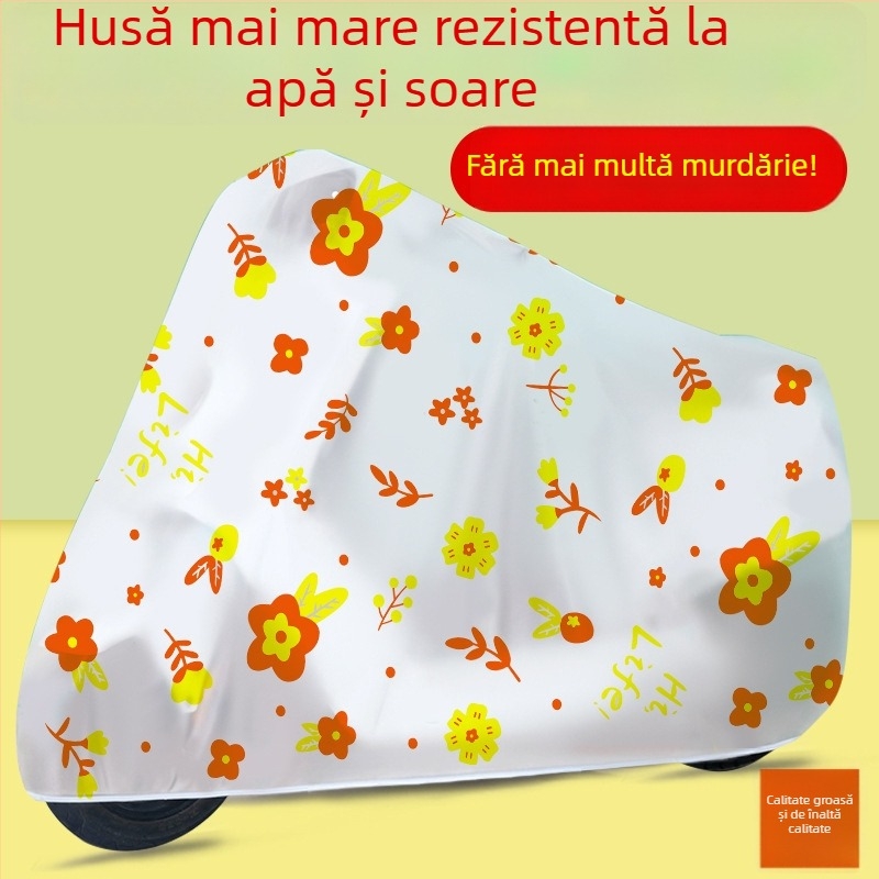 Acoperire pentru vehicule electrice – impermeabilă la ploaie – stil desen animat