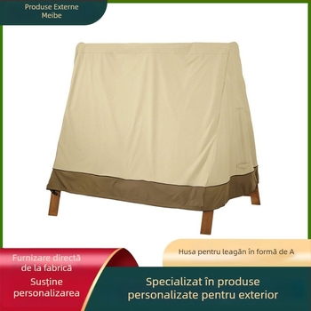 Acoperire pentru scaun balansoar exterior, țesătură 210D Oxford, stil modern simplu, personalizabil, 1,6 kg, husă pentru praf / canapea / aer condiționat