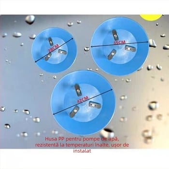Acoperire impermeabilă pentru motor, pentru exterior, motor vertical, acoperire pentru motorul pompei de apă