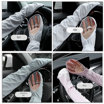 Manșă pentru exterior – material acrilic, unisex, culoare solidă, protecție UV pentru ciclism și activități în aer liber