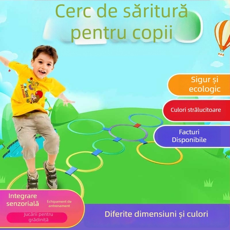 Aparate de antrenament pentru sport: cerc de coordonare, grilă pentru sărituri și hopscotch pentru antrenamentul de fotbal; material: PP ecologic de înaltă calitate; personalizare procesare: da; sporturi aplicabile: fotbal